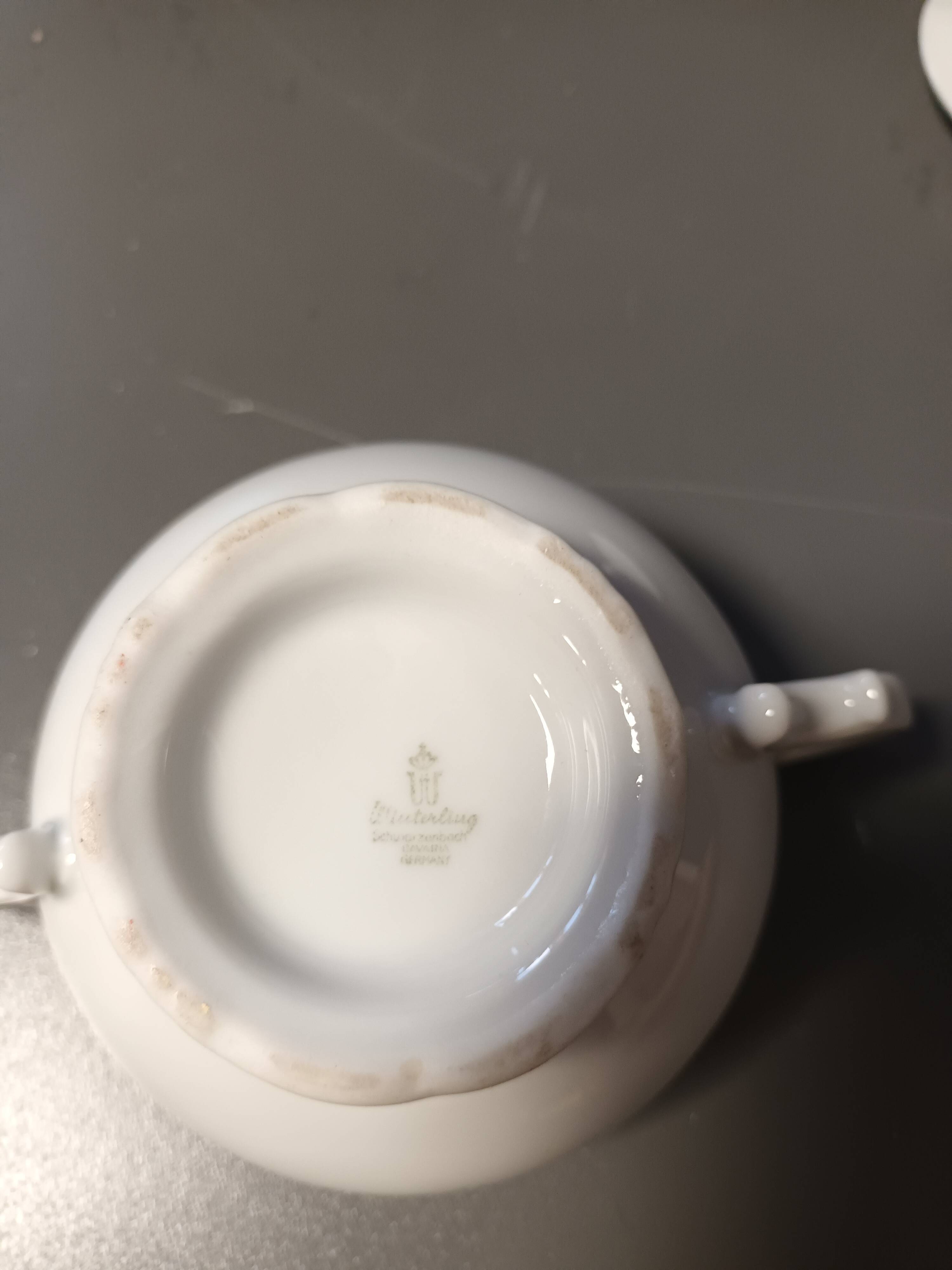 Sucrier porcelaine blanche