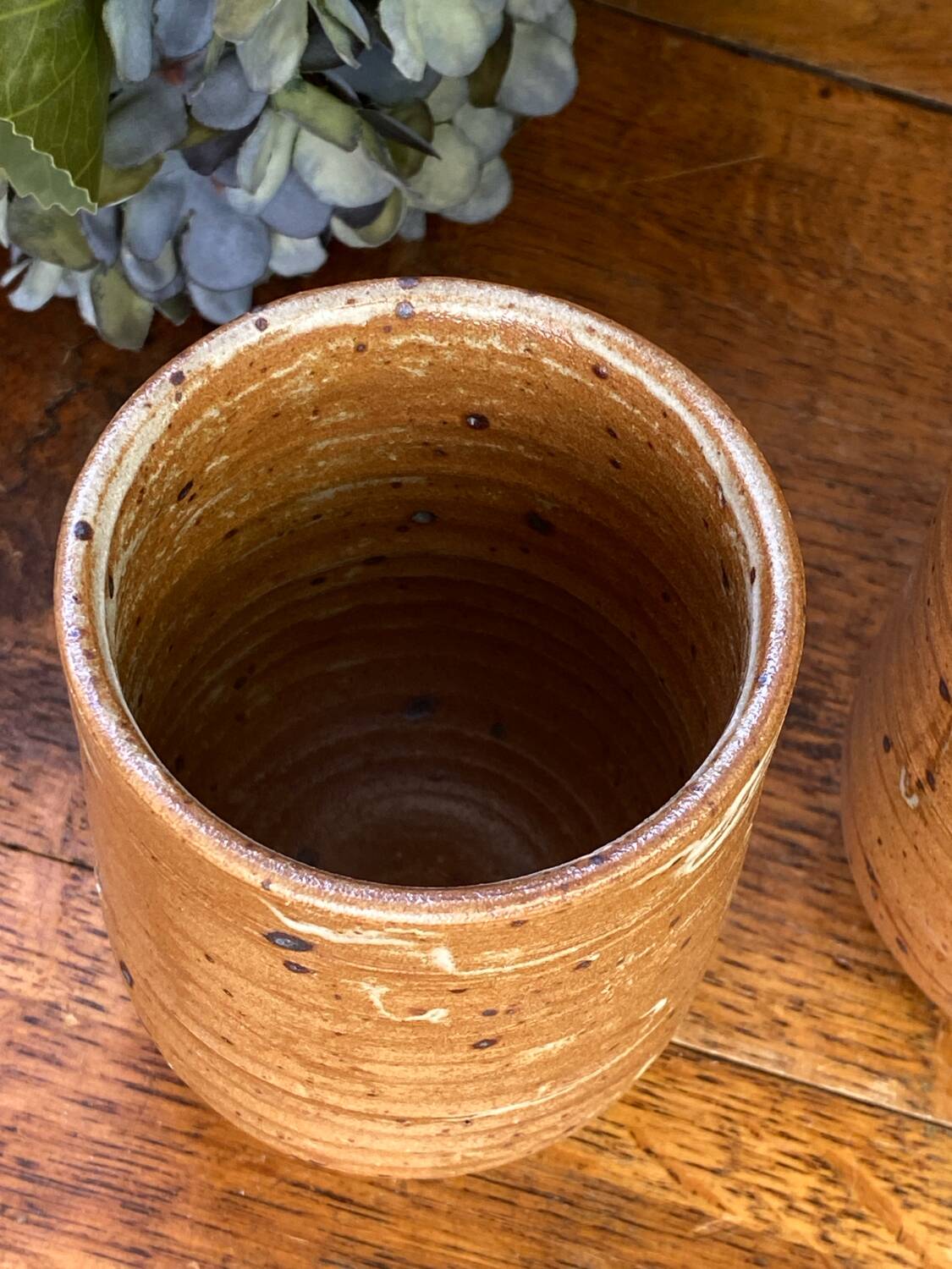 Pyrite stoneware mugs from Vallauris