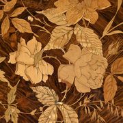 Middle table in rosewood veneer, Napoléon III period – 2nd half of the 19th century.