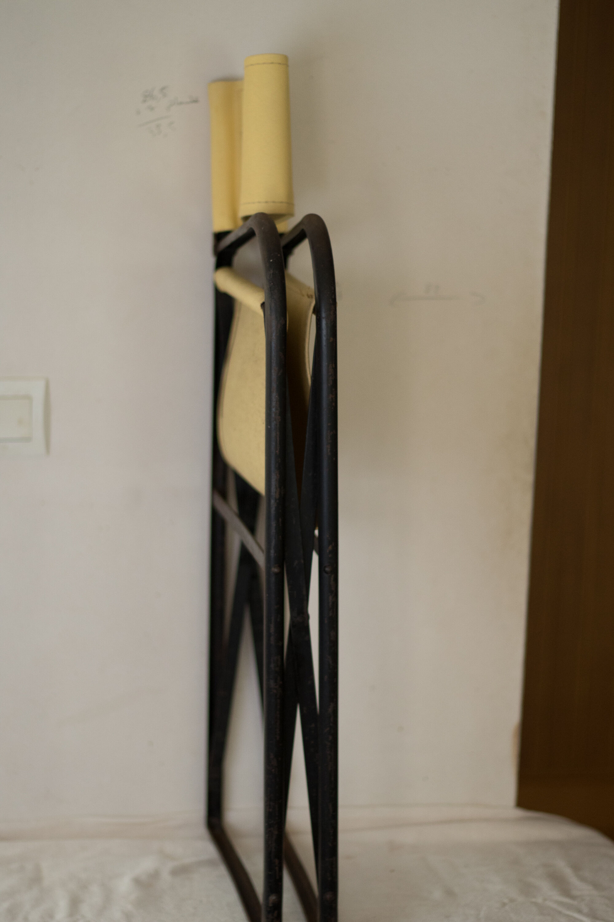 Pair of folding chairs according