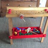 Child wooden workbench
