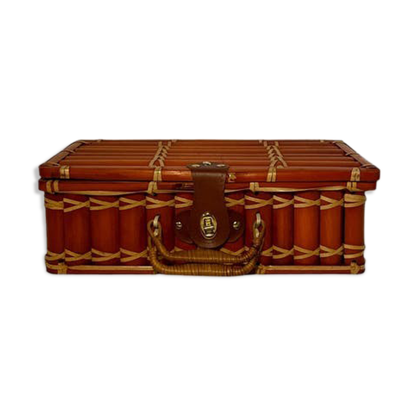 Bamboo and wicker case