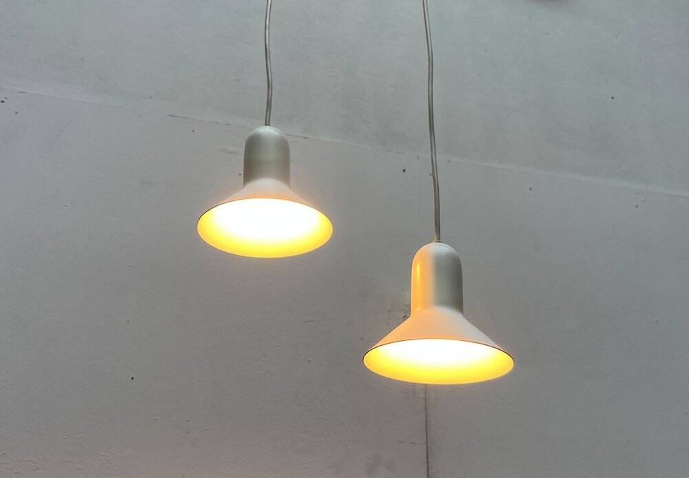 Danish confetti pendant lamps from the mid-century space age by Claus Bondrup and Torsten Thorup for Focus, 1960s, set of 2.