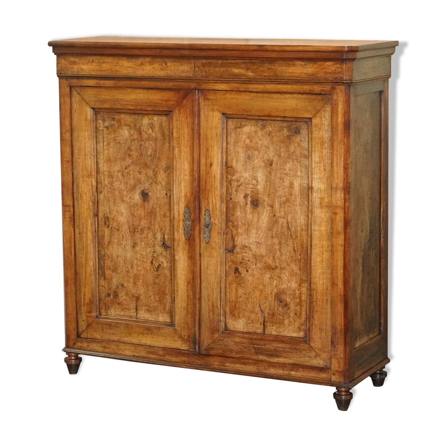 Armoire à pots française en bois fruitier circa 1820