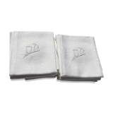 Lot de serviettes monograme
