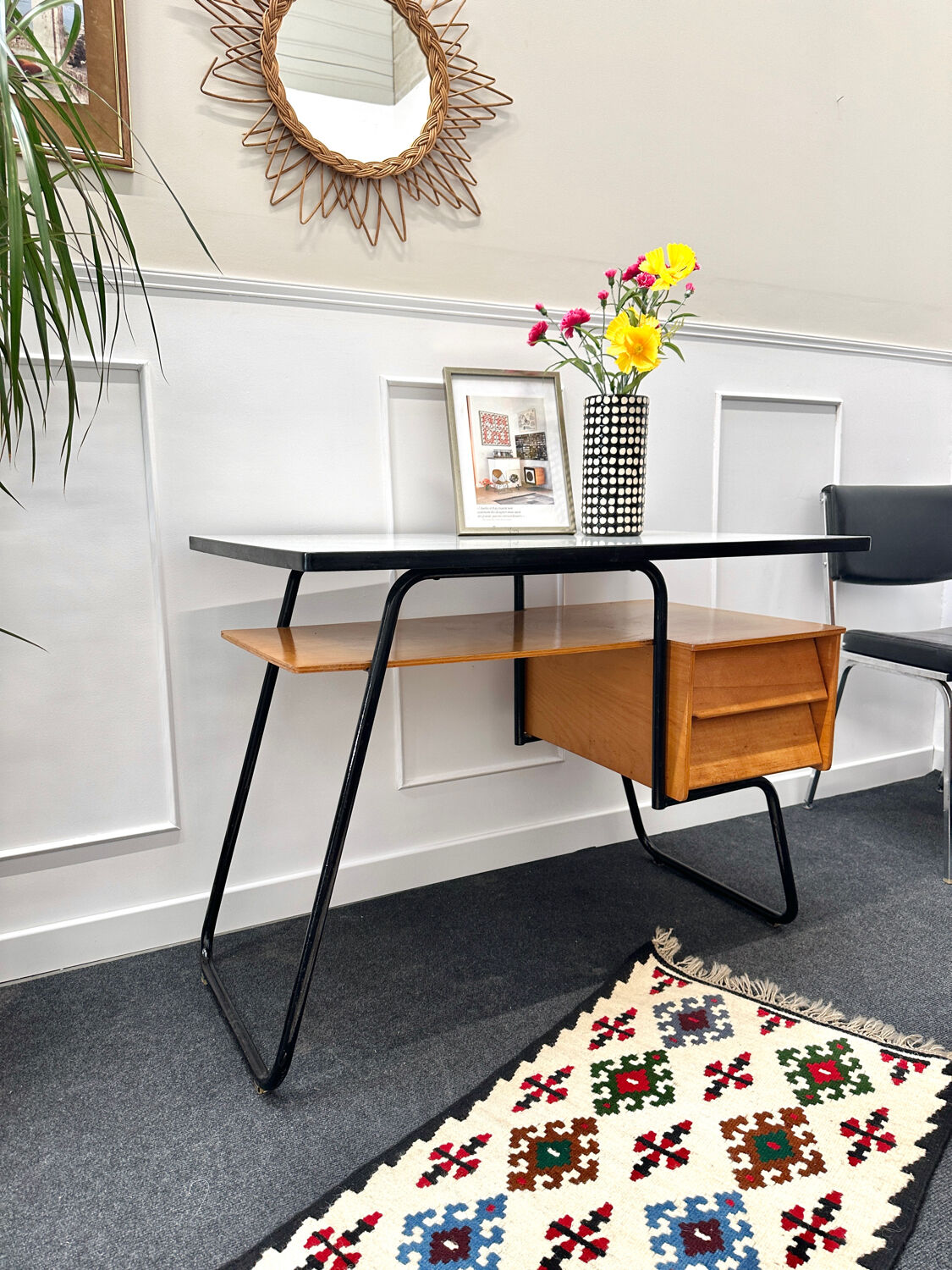 Vintage Scandinavian desk