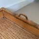 Vintage rattan basket