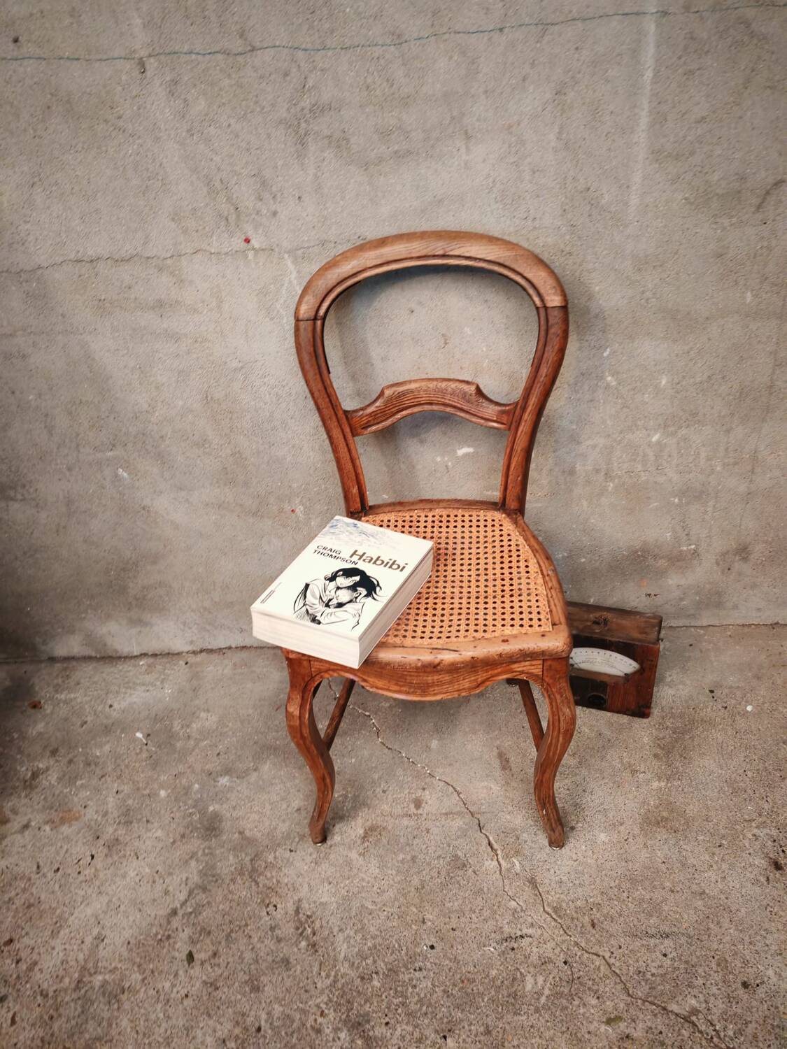 Napoleon III caned chair