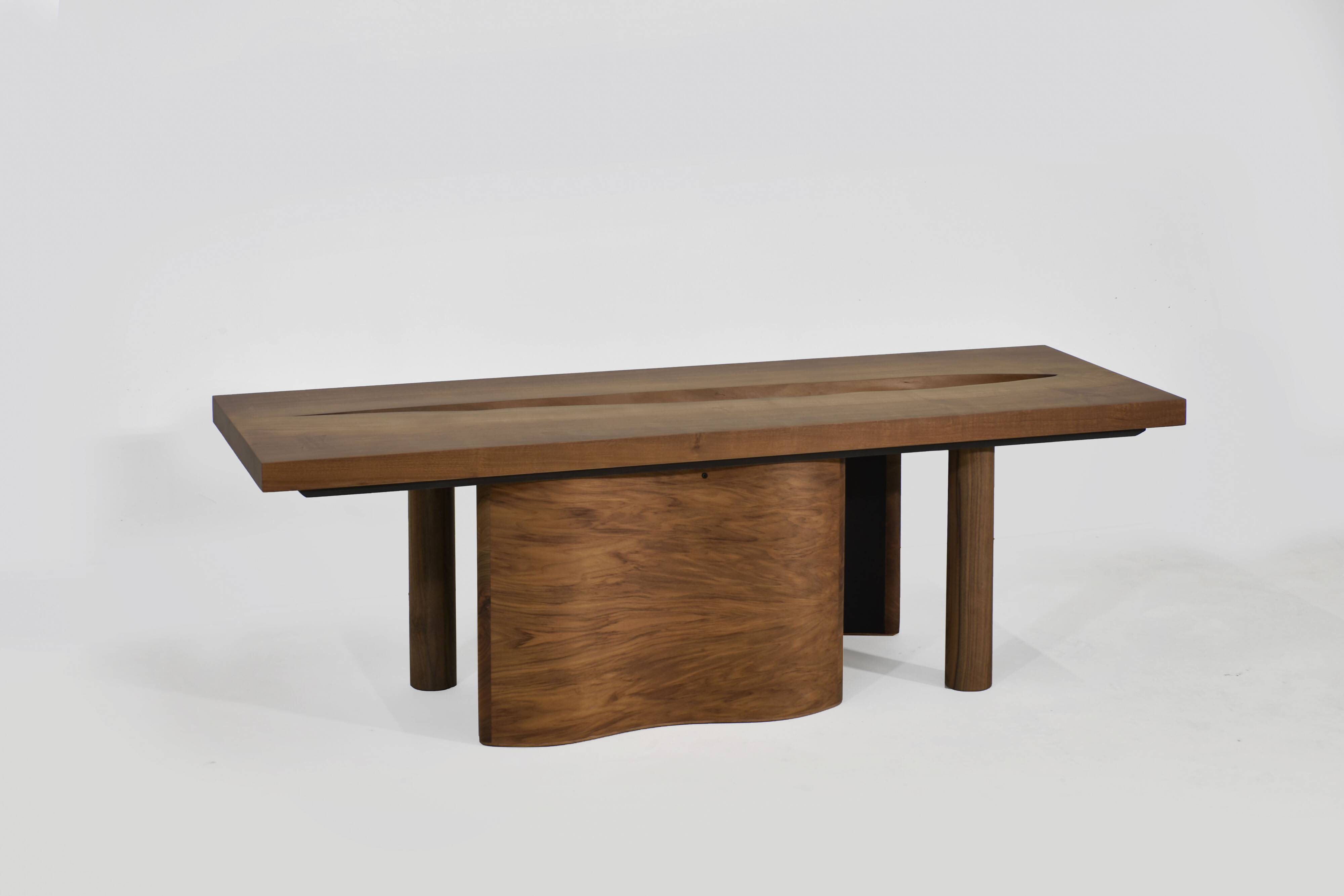 Grande table basse Onda – cerisier