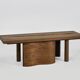 Large Onda coffee table – cherry wood