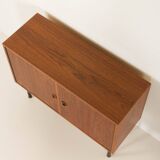 Danish mid century vinyl record cabinet in teak, 1970s