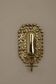 Single mid-century Swedish brass sconce