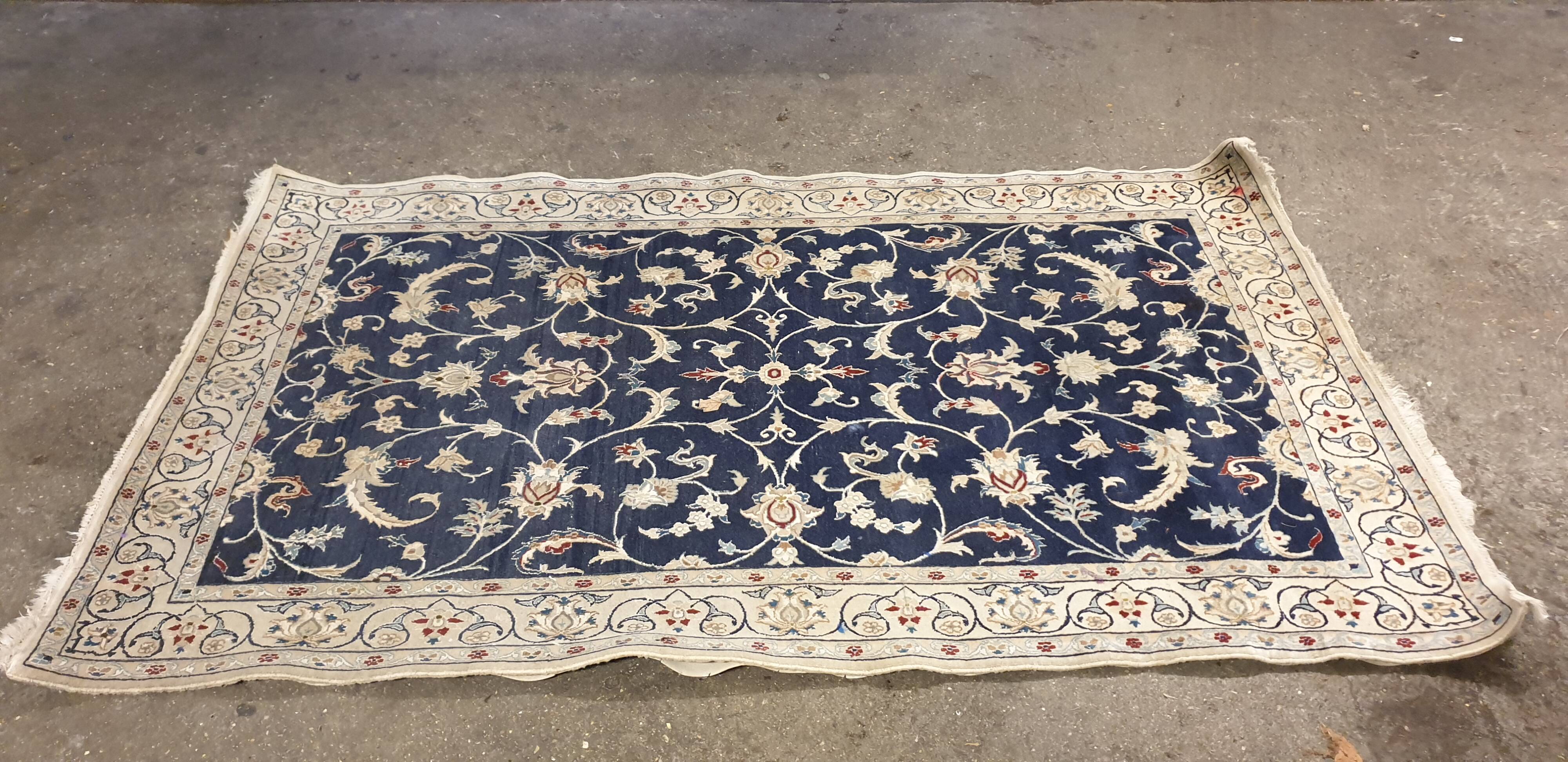 Persian floral tree of life rug Iran