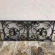 Antique cast iron balcony grill