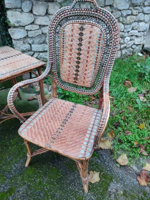 Partie de salon de jardin d'hiver 1930/1940