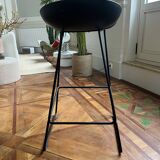 Set of 3 black Hay bar stools