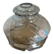 Smoked Glass Tulip Pendant Light - Vintage