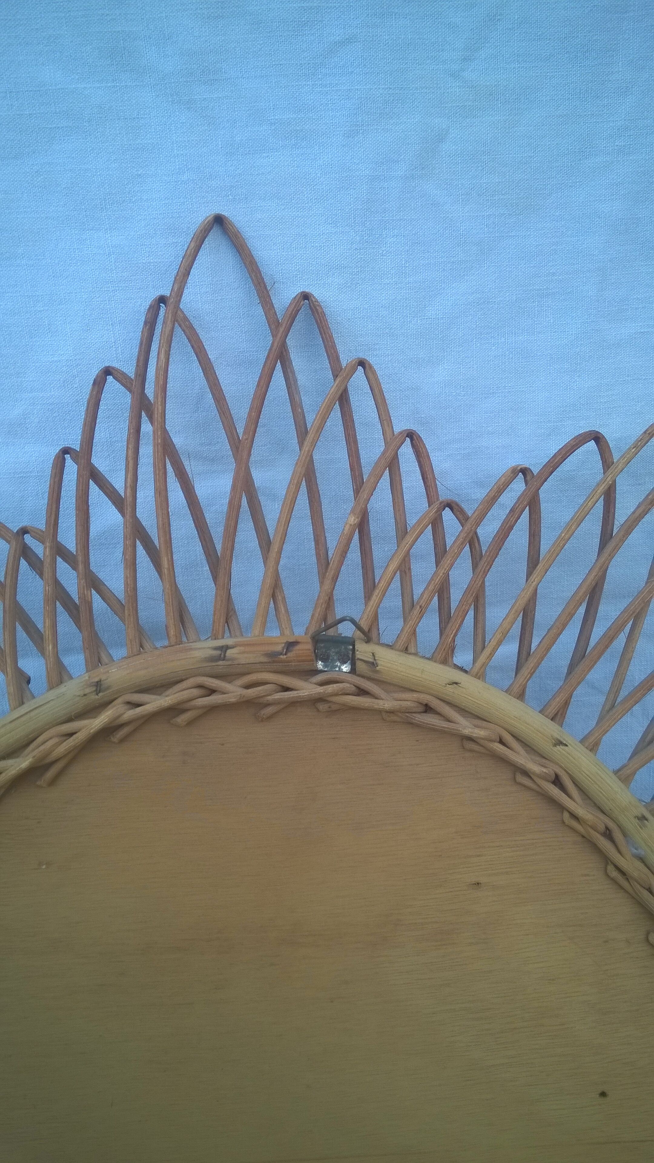 Mirror rattan sun 52cm