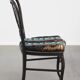 Chaise ancienne française Napoléon III incrustée de nacre
