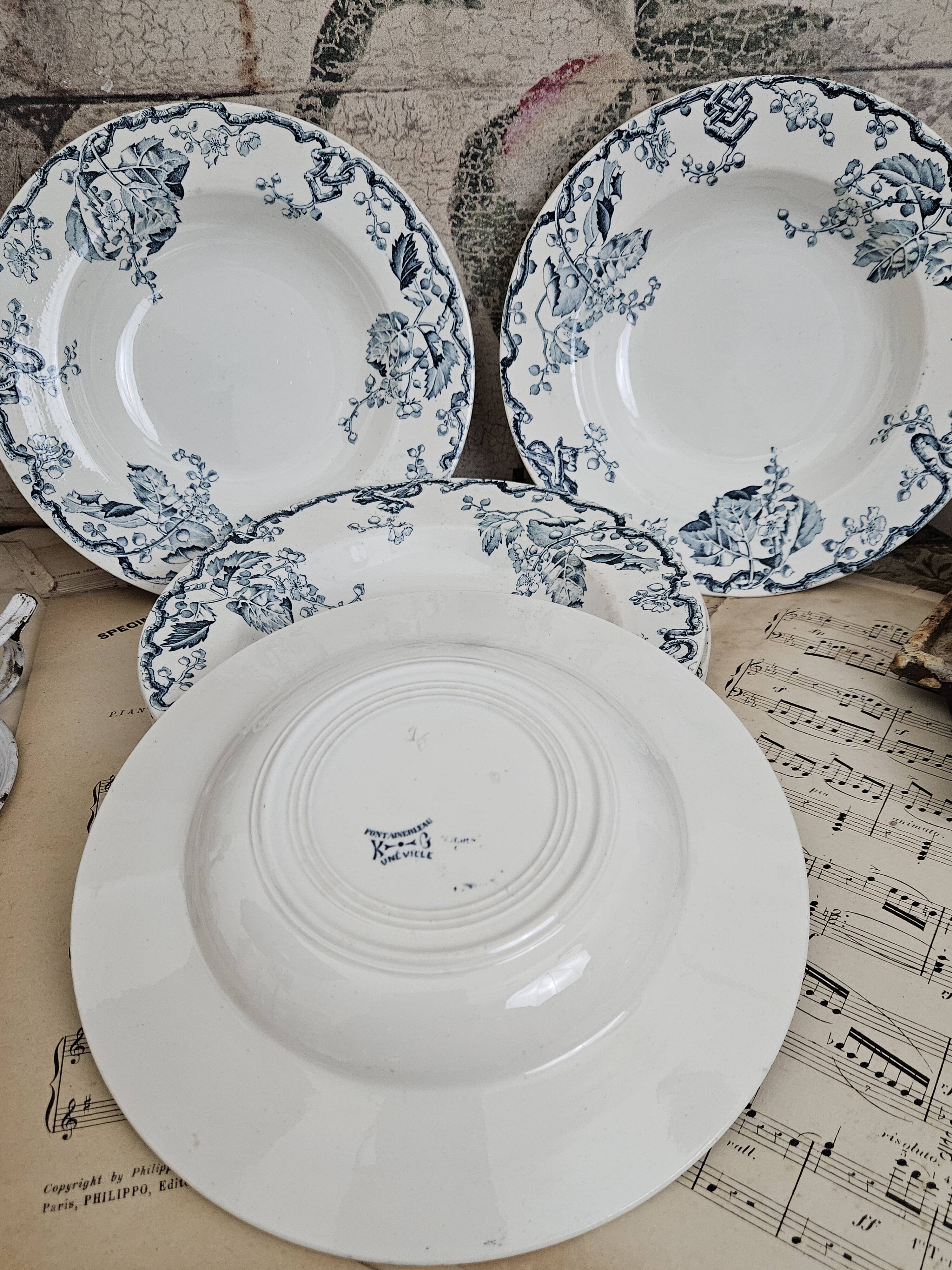 KG Lunéville soup plates
