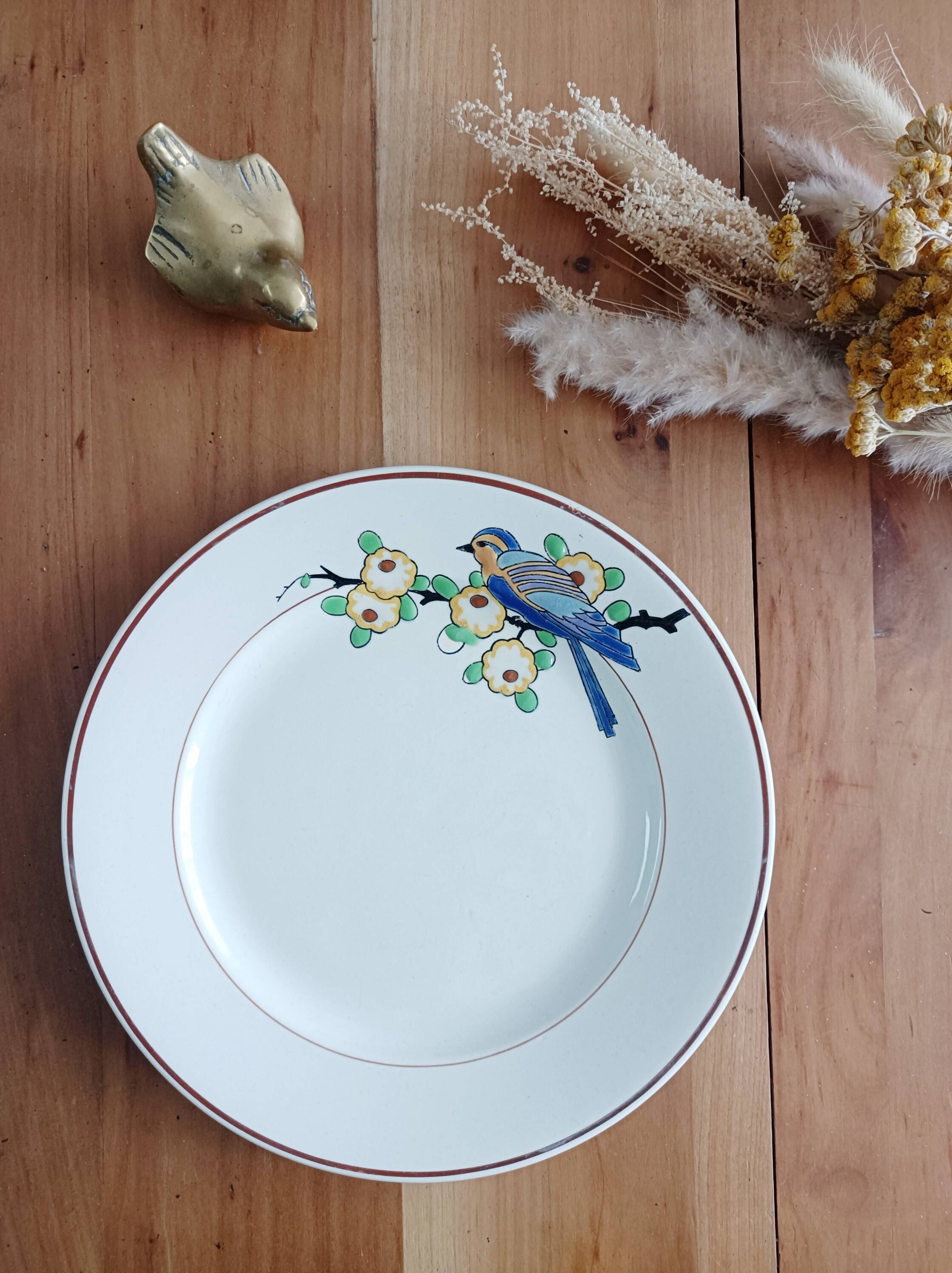 Longwy flat plate, Bird