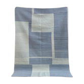 Tapis kilim moderne bleu