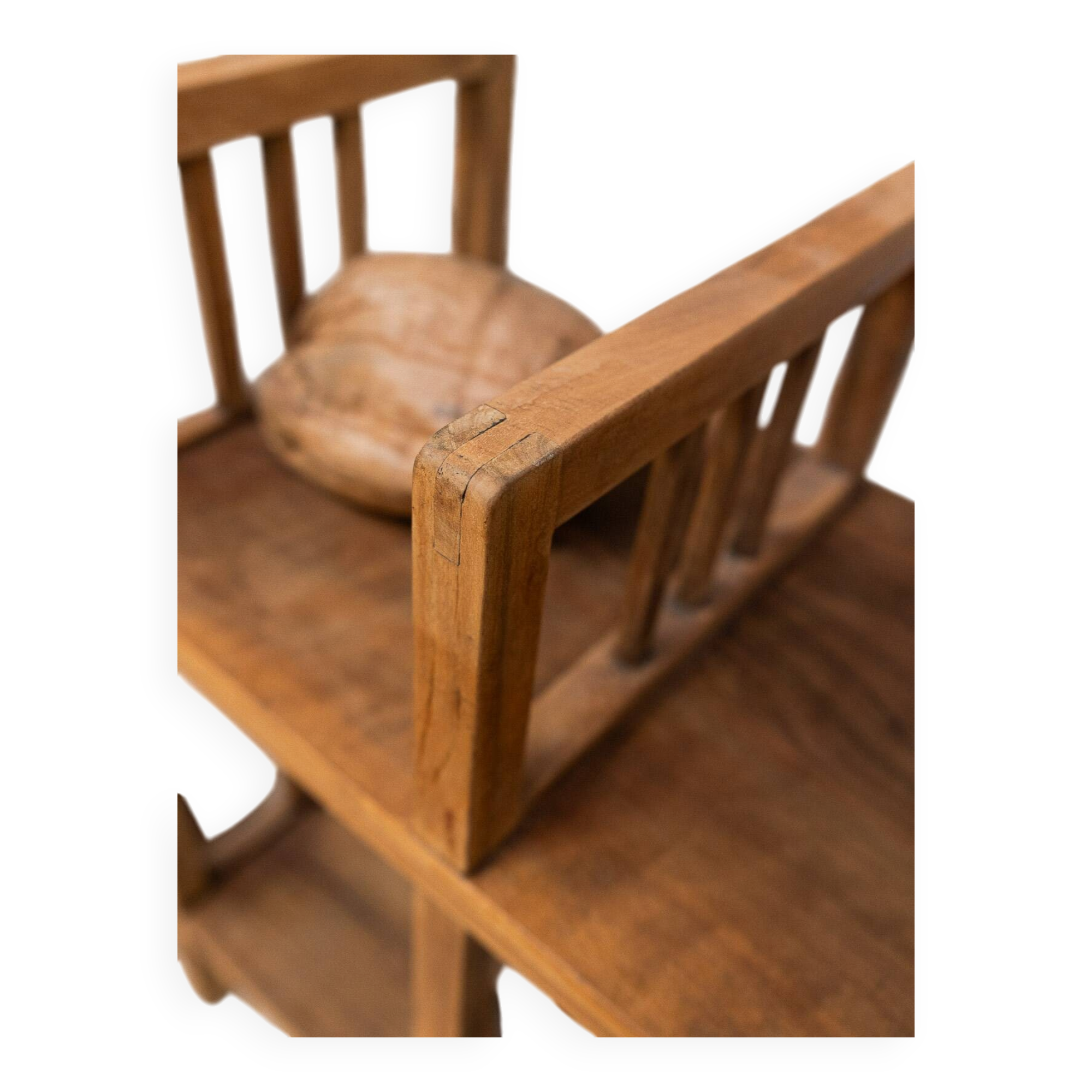 Etagère administrative bois brut 1930