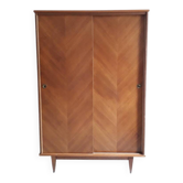 Vintage wood wardrobe