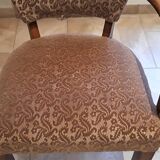 Fauteuil bridge velours