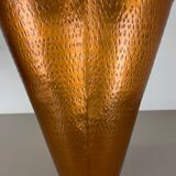 Original Metal Copper Brutalist Hollywood Regency Umbrella Stand Germany, 1970s