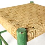 Scandinavian rope stool