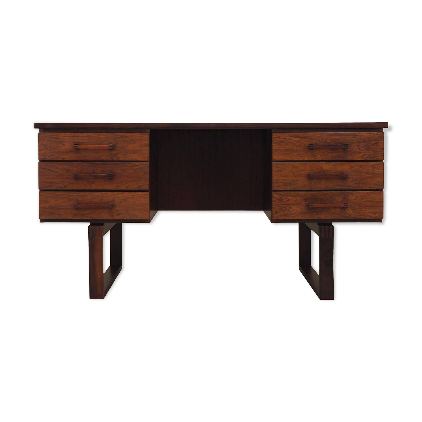 Rosewood desk, Danish design, 1960s, designer: Torben Valeur & Henning Jens