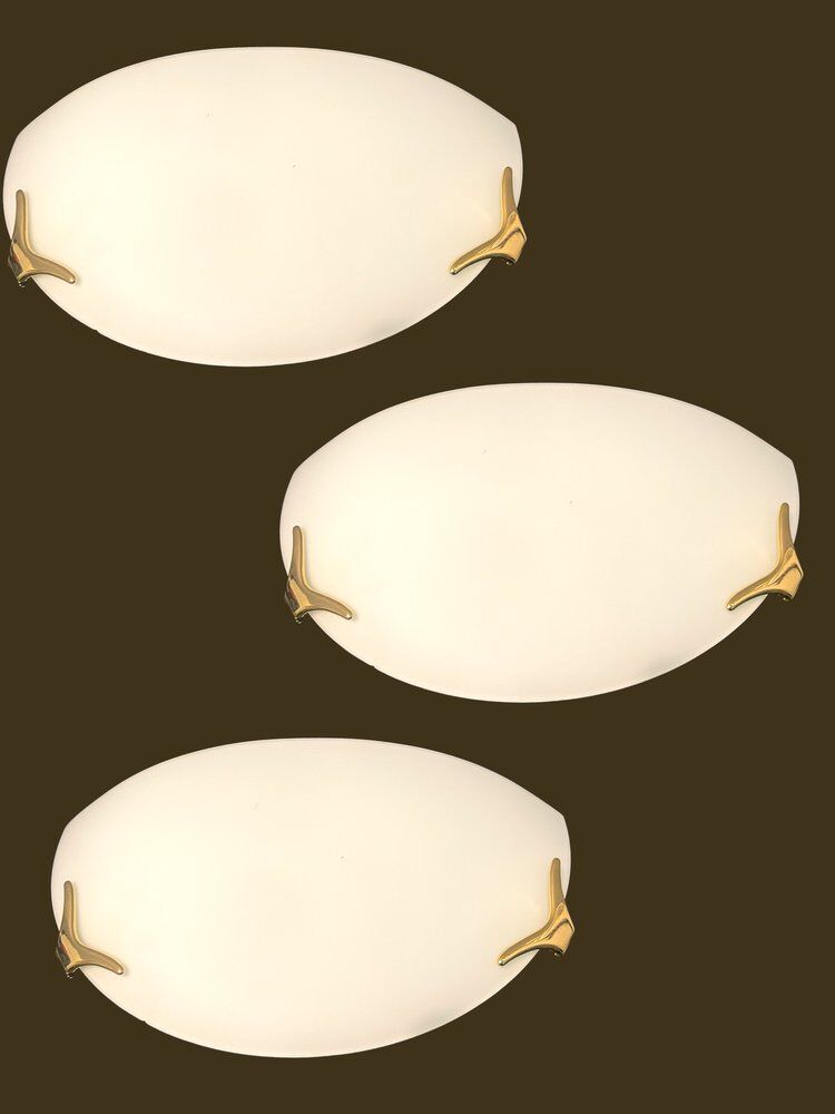 Italian Glass Sconces from Zonca, Italy, 1980