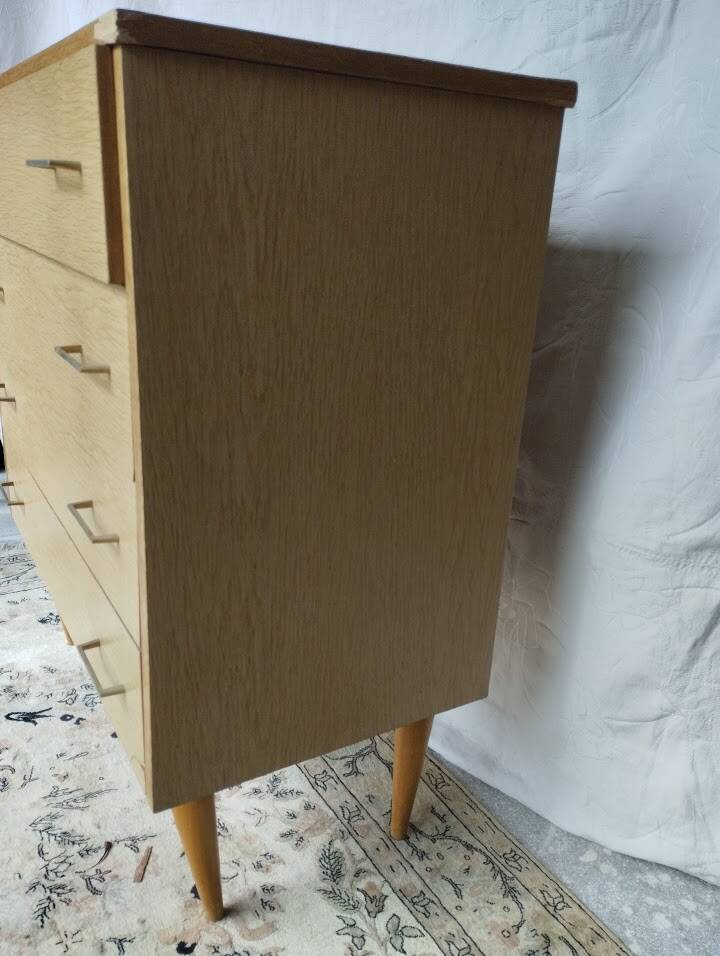 Vintage Scandinavian chest of drawers from the 70s