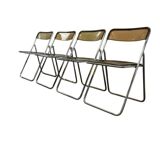 Set of 4 vintage 'plia castelli' chairs