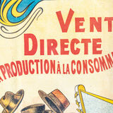 Former Orleans Chapelery Advertising Poster 1900