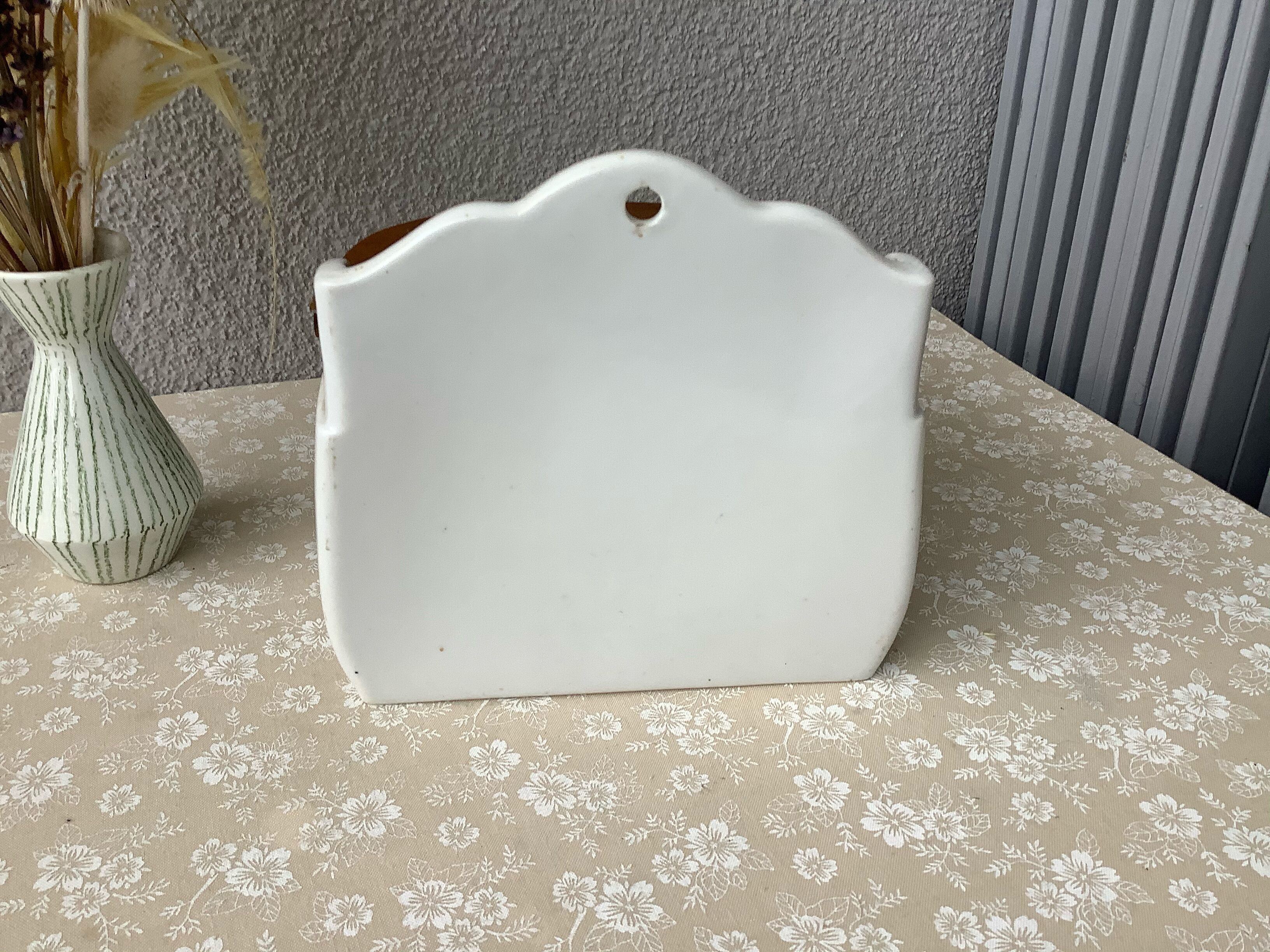Vintage wall salt box