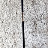 1960s floor lamp in brass and black lacquered steel