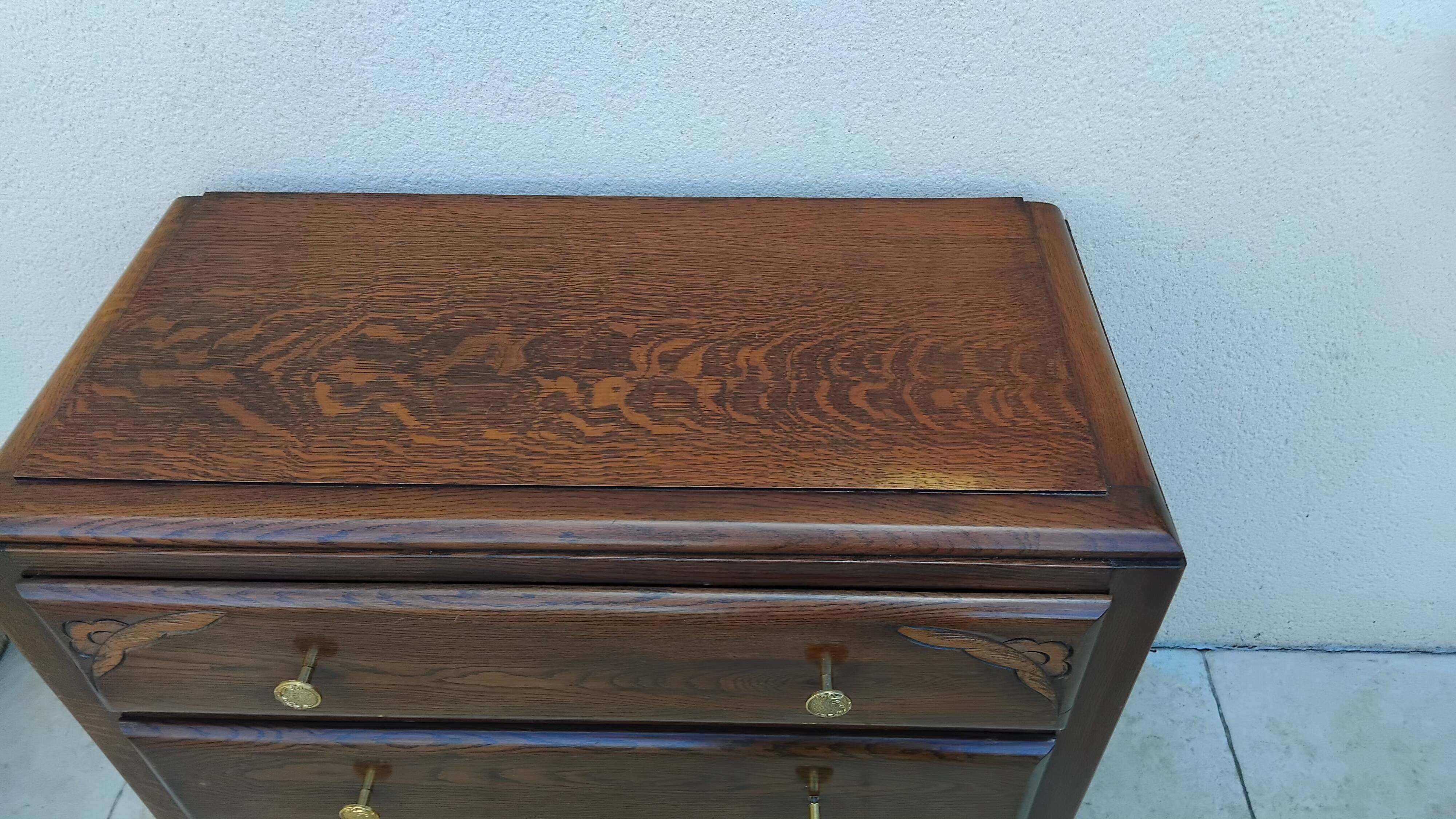 Antique Art Deco chest of drawers