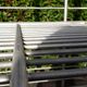 Art Deco shelf, aluminum