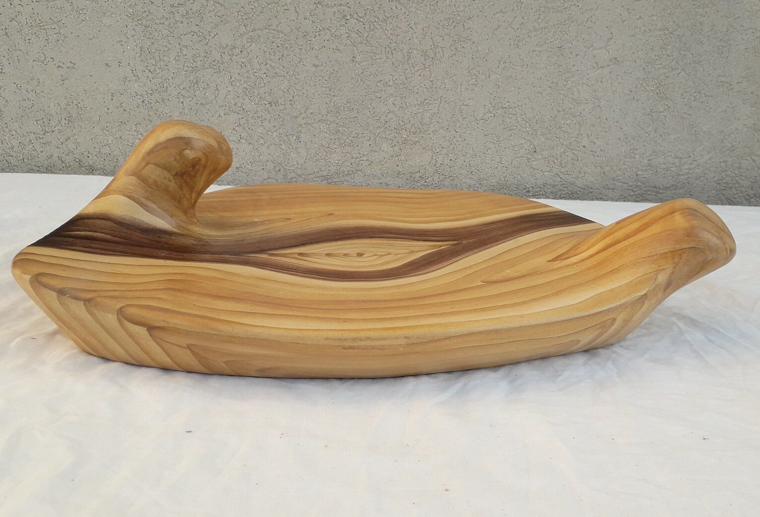 Vallauris ceramic faux wood top