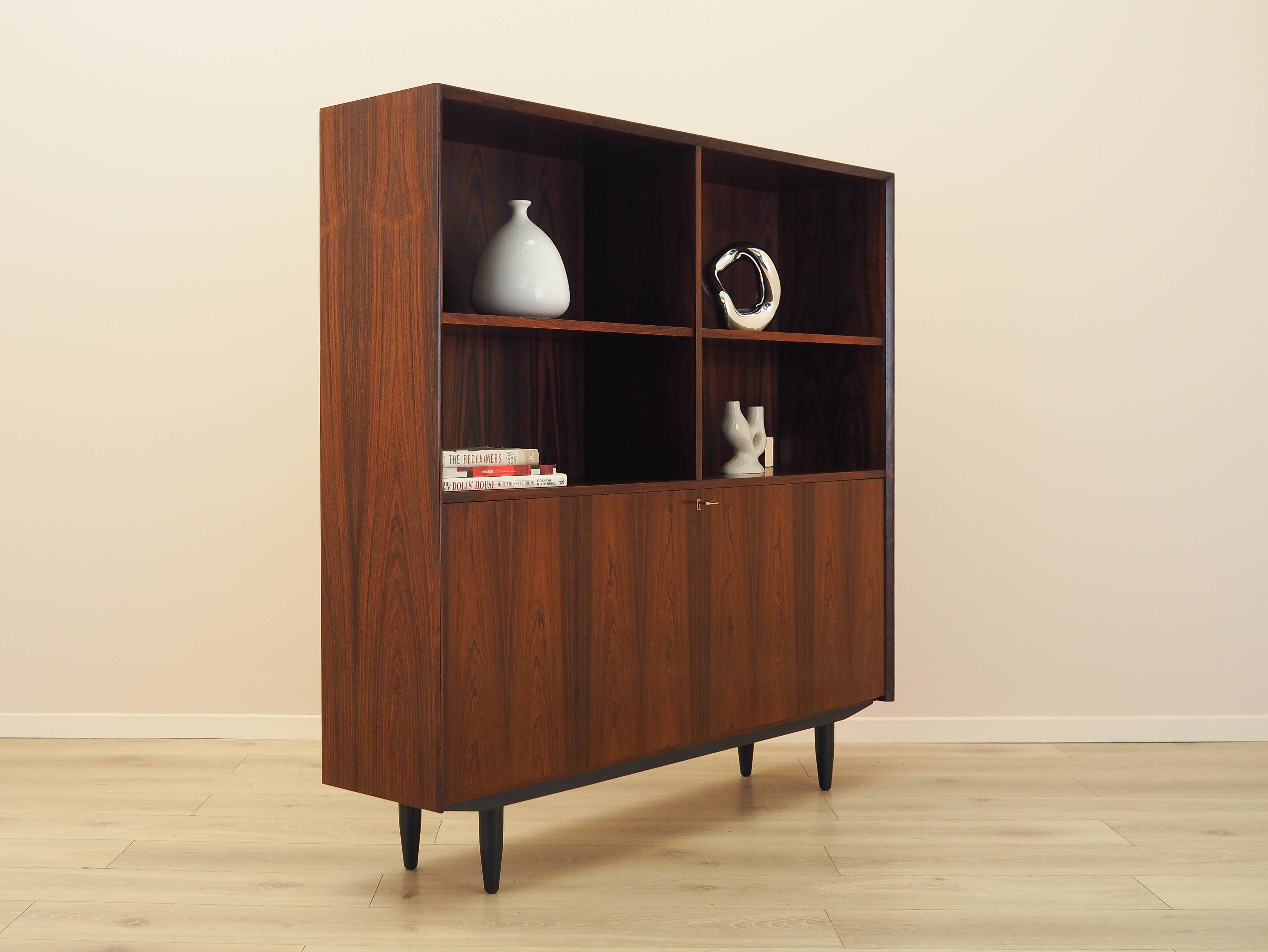 Rosewood bookcase, Danish design, 1970s, manufactured by Hundevad