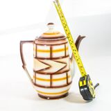 Art deco teapot spritzdekor