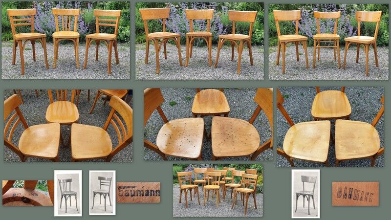 Lot 9 baumann bistro chairs and various
