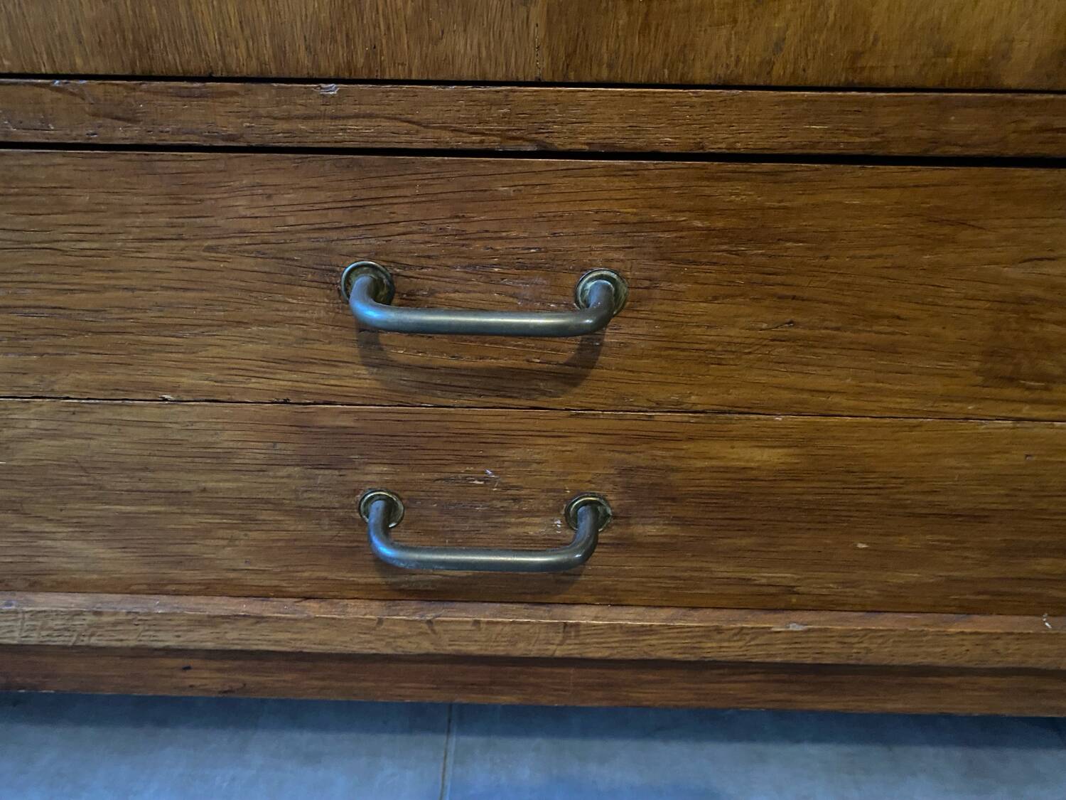 High oak sideboard, 1960s