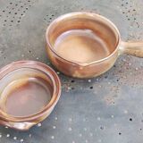 Vintage fondue pot and frying pan set