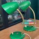 Lampes cocotte années 50/60 vert franc