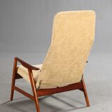 Fauteuil modèle 'Kontur', bois d'orme, Alf Svensson