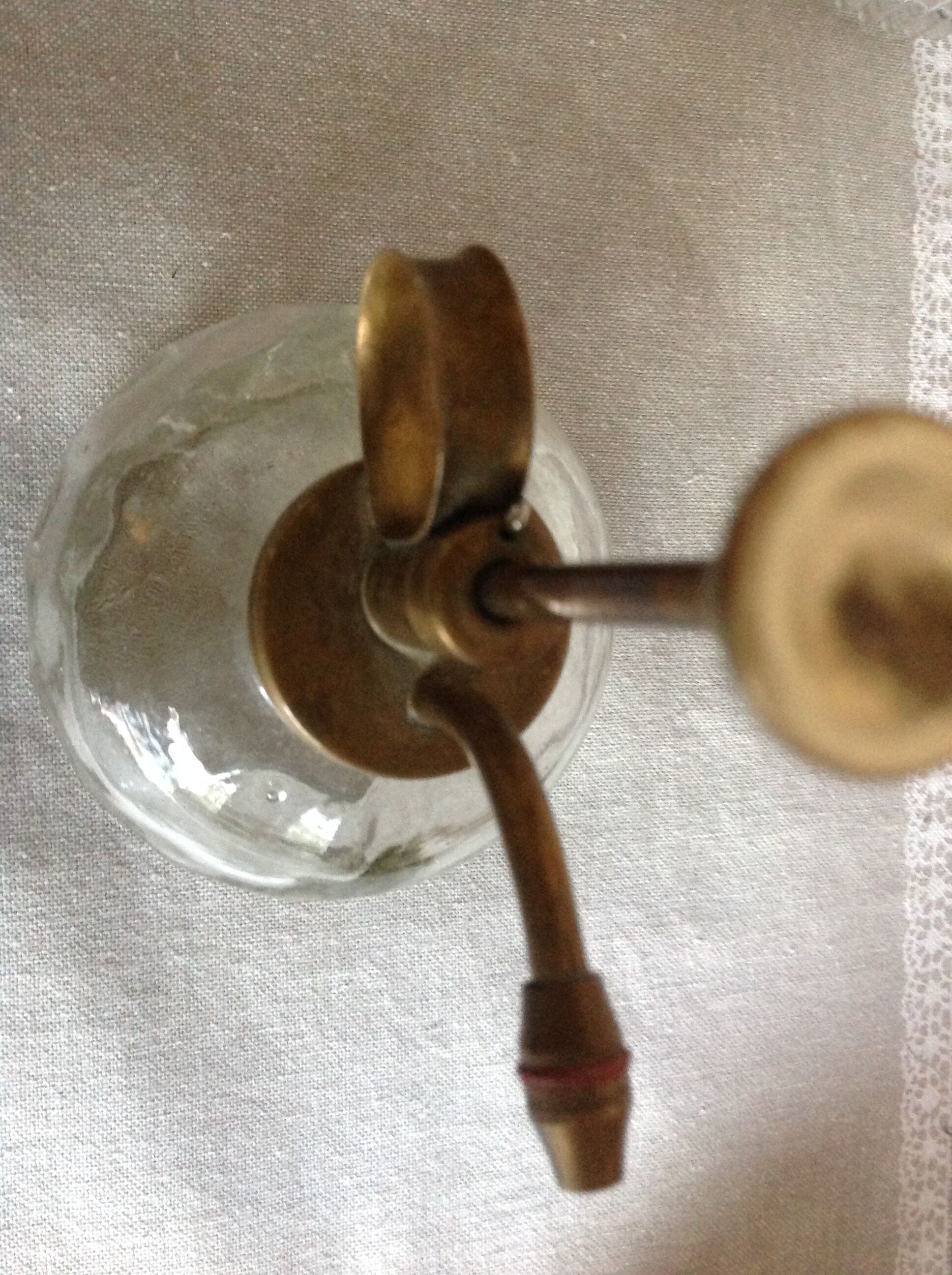 Former ribbed glass vaporizer vintage 70