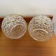 Old vintage glass globe lamp worked